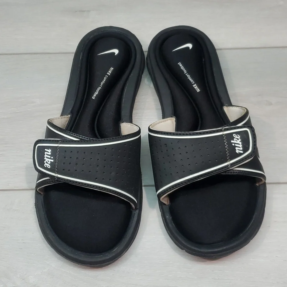 Nike Womens Comfort Footbed Sandals Slide Flats shoes sz 10